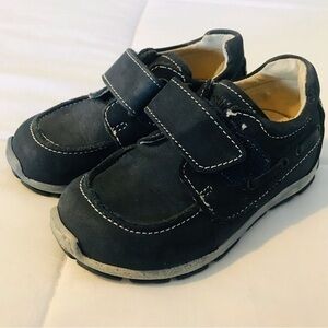 Primigi Navy Blue Sky Effect Toddler Walking Shoes Dress Shoes Leather Size 23